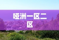 哑洲一区二区