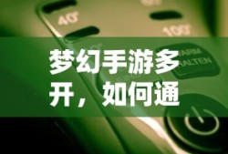 梦幻手游多开，多账号操作实现盈利的策略与技巧