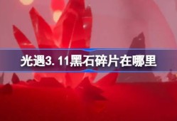 光遇3.11黑石碎片在哪里-光遇3月11日黑石碎片位置攻略