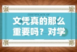 文凭的重要性，对学历价值的深度思考