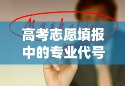 高考志愿填报中的专业代号解析