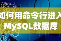 命令行进入MySQL数据库的标题可以是，通过命令行进入MySQL数据库的步骤。