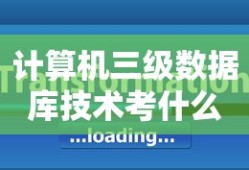计算机三级数据库技术考什么