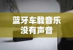 蓝牙车载音乐没有声音
