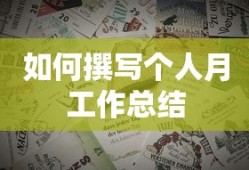 撰写个人月工作总结的步骤与技巧