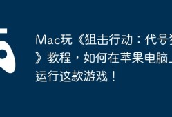 Mac玩《狙击行动：代号猎鹰》教程，如何在苹果电脑上运行这款游戏！