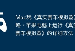 Mac玩《真实赛车模拟器》攻略，苹果电脑上运行《真实赛车模拟器》的详细方法