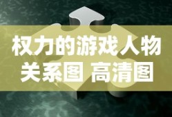 权力的游戏人物关系图 高清图