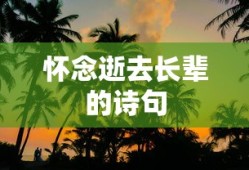 怀念逝去长辈的深情诗句
