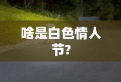 啥是白色情人节?