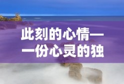 此刻心情的独白，心灵深处的感悟