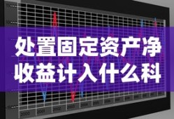 处置固定资产净收益计入什么科目里