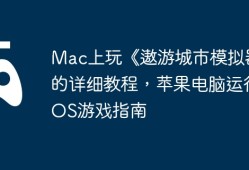 Mac上玩《遨游城市模拟器》的详细教程，苹果电脑运行iOS游戏指南