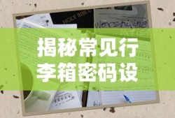 揭秘常见行李箱密码设置与安全注意事项