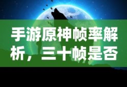 手游原神帧率解析，三十帧是否为唯一选择？