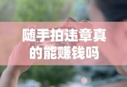 随手拍违章真的能赚钱吗