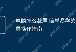 简单易学的电脑截屏操作指南