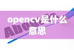 opencv是什么意思