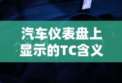 汽车仪表盘上显示的TC含义解析
