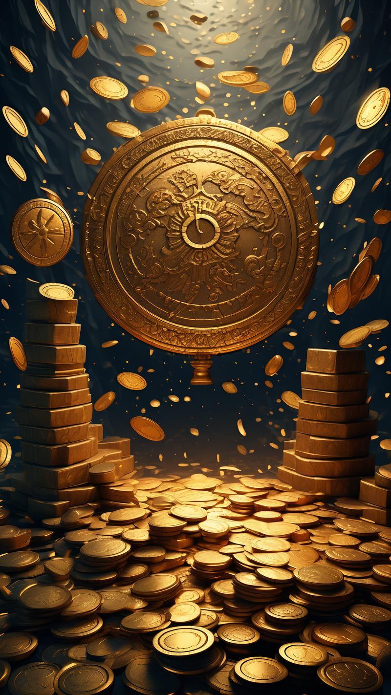 金色之光，探寻无尽的财富与价值  第1张