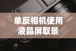 单反相机如何使用液晶屏取景—全面解析与操作指南  第1张