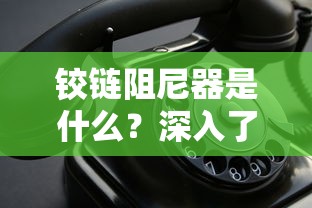 铰链阻尼器是什么？深入了解其原理与应用  第1张