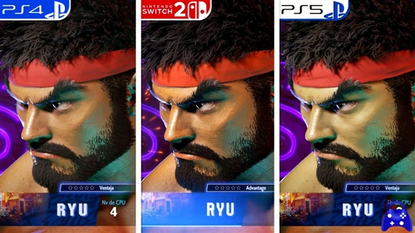 《街头霸王6》PS4、Switch 2、PS5画面对比  第4张