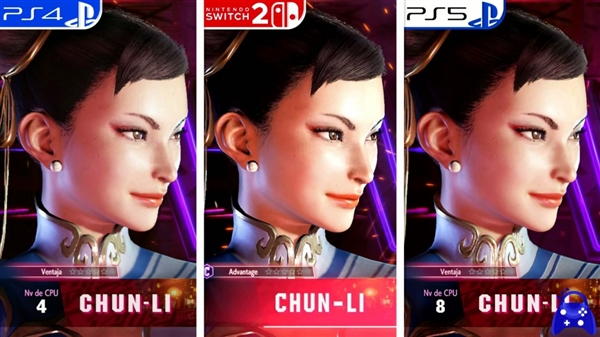 《街头霸王6》PS4、Switch 2、PS5画面对比  第3张