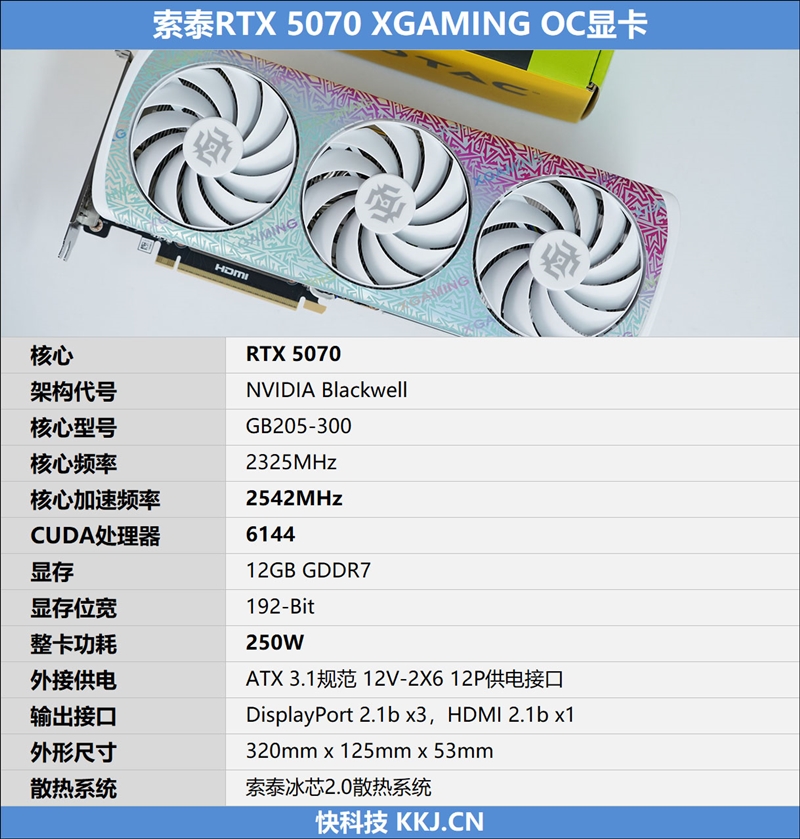 索泰RTX 5070 XGAMING OC显卡评测：极具个性外观之下 仍是游戏利器  第2张