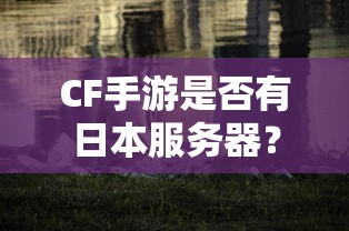 CF手游日本服务器探究，游戏全球化发展之路  第1张