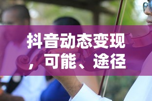 抖音动态变现，可能性、途径与前景展望  第1张