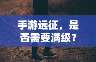 手游远征，是否需要满级？  第1张