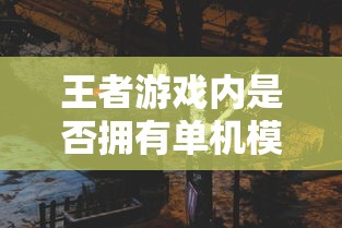 王者手游，独立世界探索的单机模式  第1张