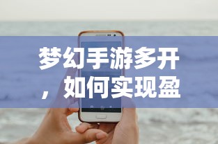 梦幻手游多开盈利的探索与实践  第1张
