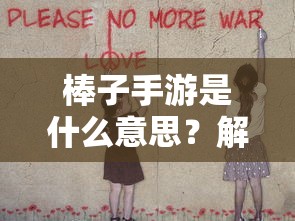 棒子手游，解析与探讨  第1张