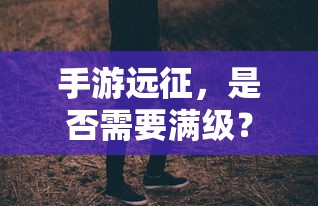 手游远征，是否需要满级？  第1张