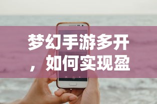 梦幻手游多开盈利的探索与实践  第1张