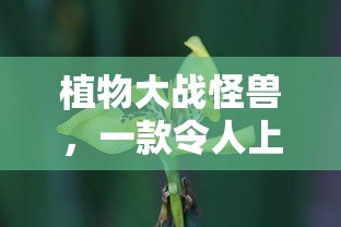 植物大战怪兽，上瘾的手游体验  第1张