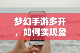 梦幻手游多开盈利的探索与实践  第1张