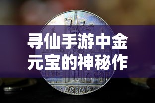 寻仙手游中金元宝的神秘作用  第1张