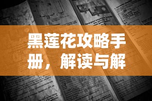 黑莲花攻略手册，解读与解析  第1张