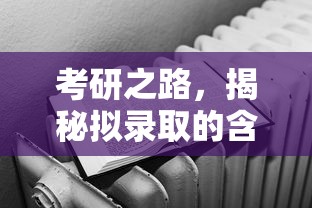 考研之路，揭秘拟录取的含义与重要性  第1张