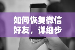 微信好友恢复的详细步骤与实用技巧  第1张