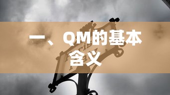 QM的基本含义，质量管理  第1张