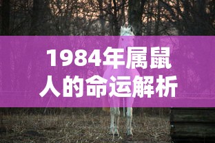 1984年属鼠人命运解析  第1张