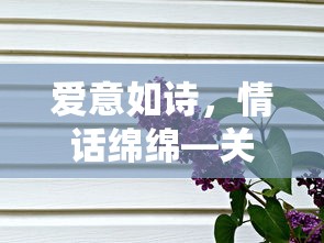 爱意如诗，情话绵绵——诉说爱一个人的深情句子  第1张