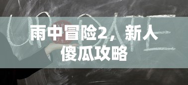 雨中冒险2新人傻瓜攻略  第1张