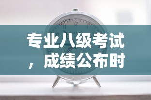 专业八级考试成绩公布时间揭秘  第1张