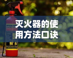 灭火器使用口诀，安全守护从我做起  第1张
