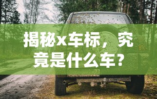 揭秘X车标，探寻神秘车辆身份  第1张